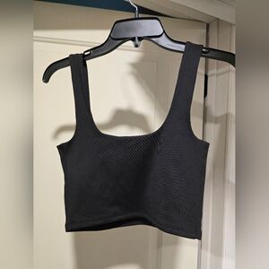 Express Body Contour Ribbed Crop Tank